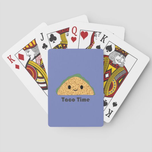 Jeu De Cartes Cute Kawaii Taco Time Taco (dos)