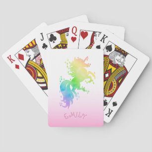Jeu De Cartes Cute licorne magique