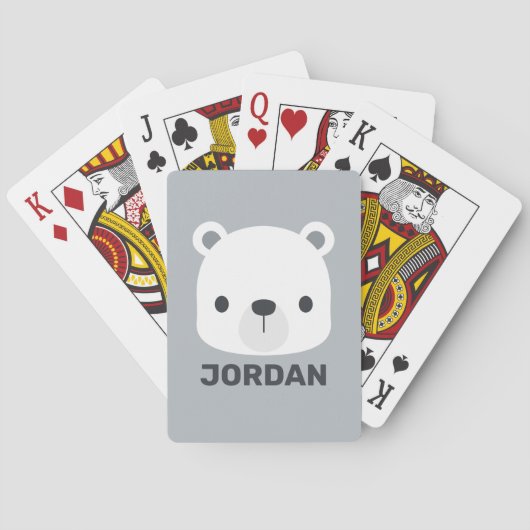 Jeu De Cartes Cute Little Polar Bear (dos)
