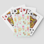Jeu De Cartes Cute Pattern avec Whimsical Animals & Toys (dos)