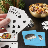 Jeu De Cartes Cute prickly hedgehog cartoon (In Situ)