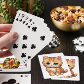 Jeu De Cartes Cute tabby Chat (In Situ)