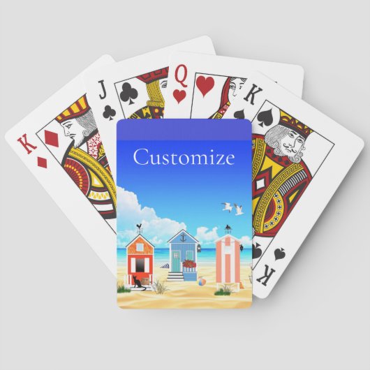 Jeu De Cartes Cute Tiny Beach Shacks Thunder_Cove (dos)