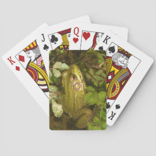 Jeu De Cartes Cute Tiny Green Frog Jouer des cartes