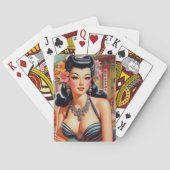 Jeu De Cartes Cute Vinage Oriental Girls (dos)