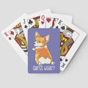 Jeu De Cartes Cute Welsh Pembroke Corgi Butt Devine Quel Gag