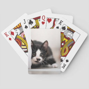 Jeu De Cartes Cutest Baby Animals   Black & White Kitten
