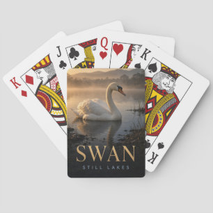 Jeu De Cartes Cygne Lacs Calmes Faune ANIMAL