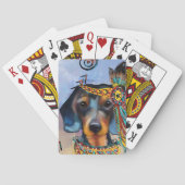 JEU DE CARTES DACHSHUND   (dos)