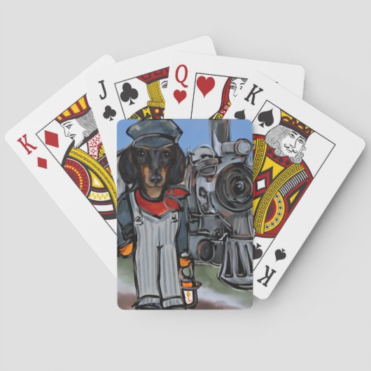 JEU DE CARTES DACHSHUND (dos)