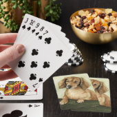 Jeu De Cartes Dachshund Dog Art Playing Cards (In Situ)