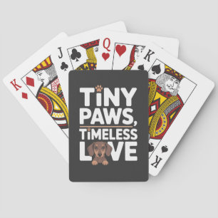 Jeu De Cartes Dachshund Petites Pattes, Amour Intemporel