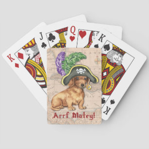 Jeu De Cartes Dachshund Pirate
