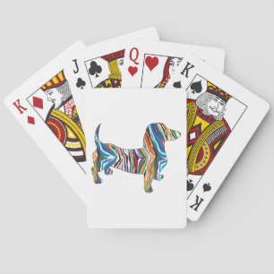 Jeu De Cartes Dachshund - Psychedelic Zbra Doxie