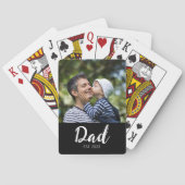 Jeu De Cartes Dad Established Script Black Photo (dos)