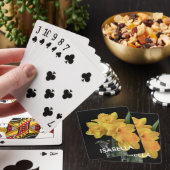 Jeu De Cartes Daffodique Jaune Personnalisée (In Situ)