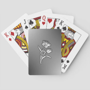 Jeu De Cartes Daffodique noir et blanc