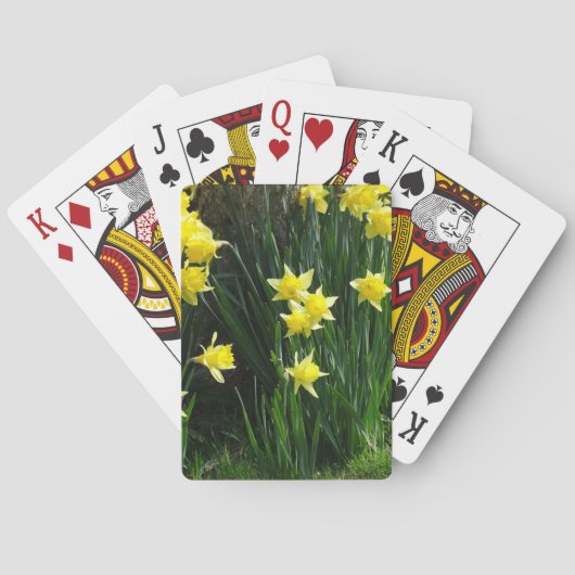 Jeu De Cartes Daffodiques de printemps (dos)