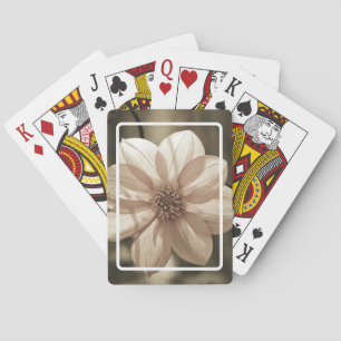 Jeu De Cartes Dahlia ensoleillé