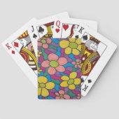Jeu De Cartes Daisies rétro Impression colorée (dos)
