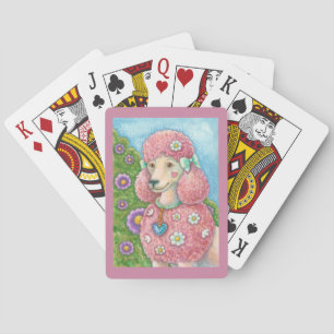 Jeu De Cartes DAISY Le French Pink Poodle JOUER CARTES