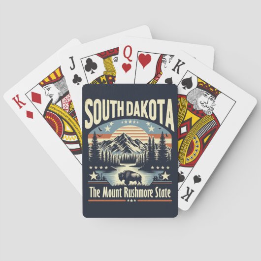 Jeu De Cartes Dakota du Sud (dos)