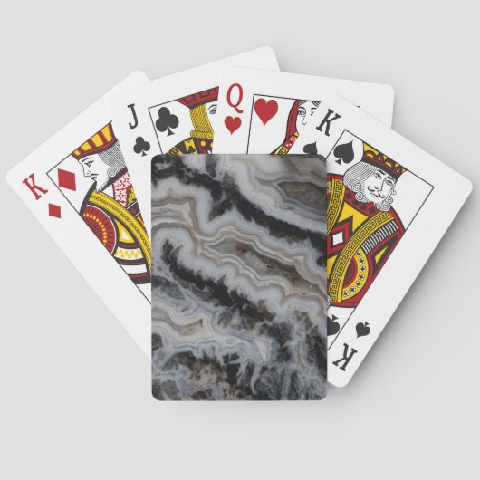 Jeu De Cartes Dalle mixte de jaspe agate (dos)