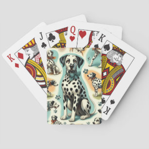 Jeu De Cartes Dalmatie mignonne