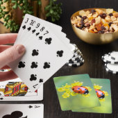 Jeu De Cartes dame sur le dessus (In Situ)