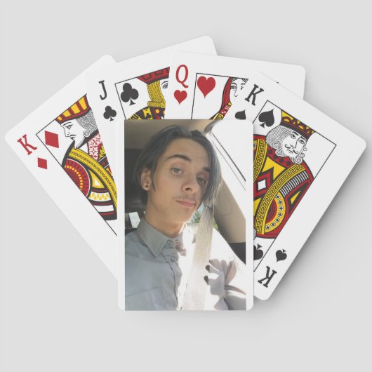 jeu de cartes d'ange léger en argent (dos)