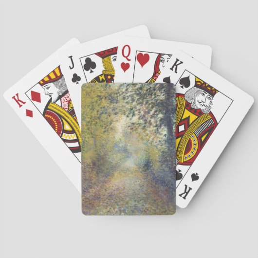 Jeu De Cartes Dans les bois par Pierre-Auguste Renoir (dos)