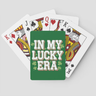 Jeu De Cartes Dans Ma Lucky Era Saint Patrick's Day Cadeau famil