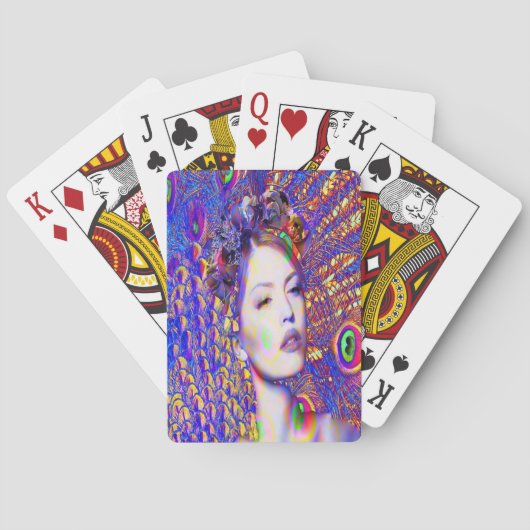 Jeu De Cartes Danse de Peacock (dos)