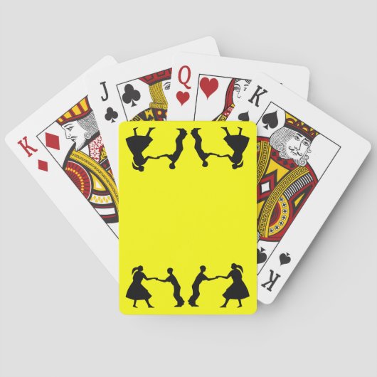Jeu De Cartes Danseurs carrés (dos)