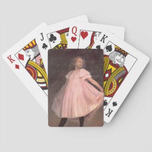 Jeu De Cartes Danseuse en robe rose