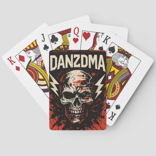 Jeu De Cartes DANZDMA SKULL jouer aux cartes (dos)