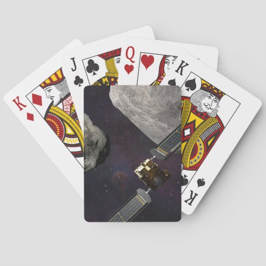 Jeu De Cartes Dart Spacecraft Et Le Liciacube Avant Impact (dos)