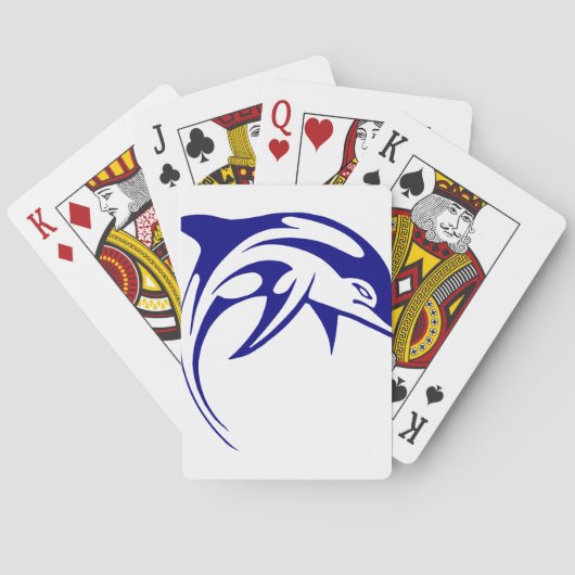 Jeu De Cartes Dauphin bleu (dos)