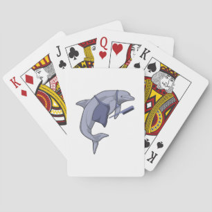 Jeu De Cartes Dauphin en coiffeur avec peigne