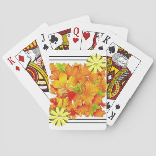Jeu de cartes d'automne