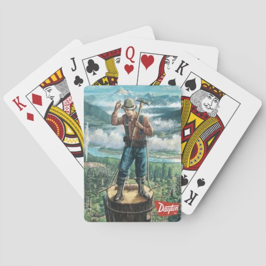 Jeu De Cartes Dayton jouant aux cartes (dos)