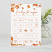 Jeu de cartes de Bingo pour invités pour une Baby  (Debout devant)