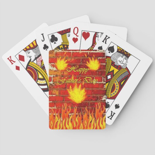 Jeu de cartes de la Fête des Pères (dos)