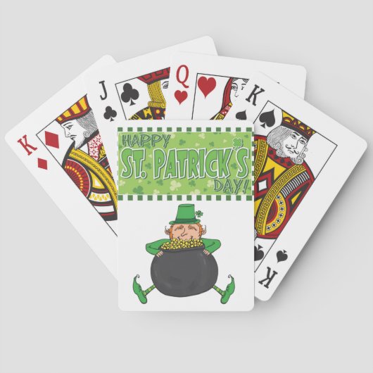 Jeu de cartes de la Saint-Patrick (dos)