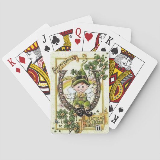 Jeu de cartes de la Saint-Patrick (dos)