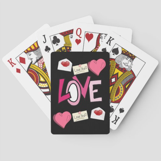 Jeu de cartes de la Saint-Valentin (dos)