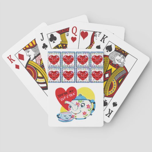 Jeu de cartes de la Saint-Valentin (dos)