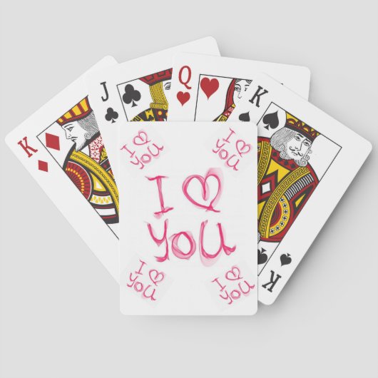 Jeu de cartes de la Saint-Valentin (dos)