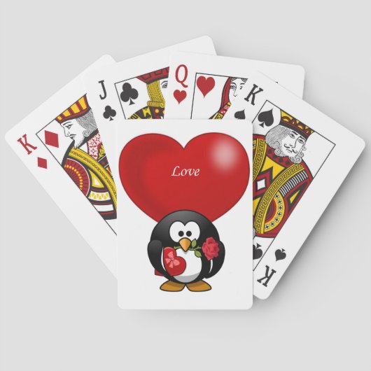 Jeu de cartes de la Saint-Valentin (dos)