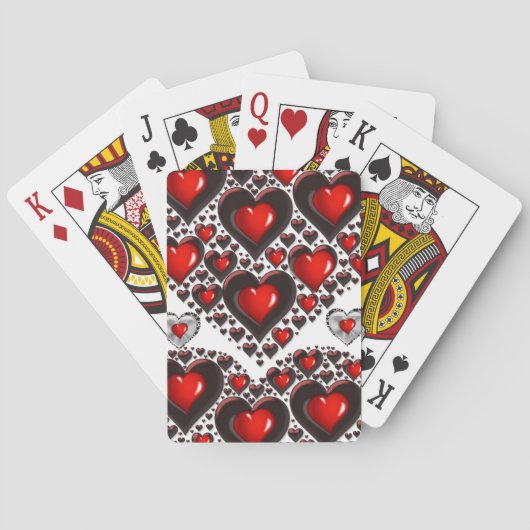 Jeu de cartes de la Saint-Valentin (dos)